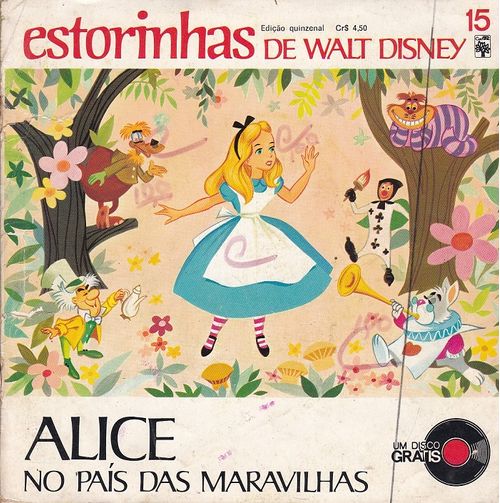Histórias Disney com disco - Alice no País da Maravilhas