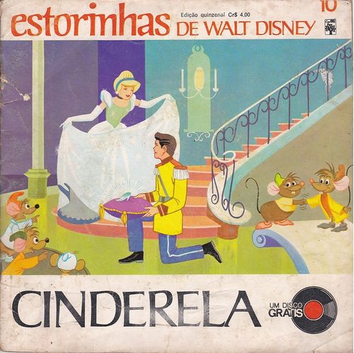 Histórias Disney com disco - Cinderela