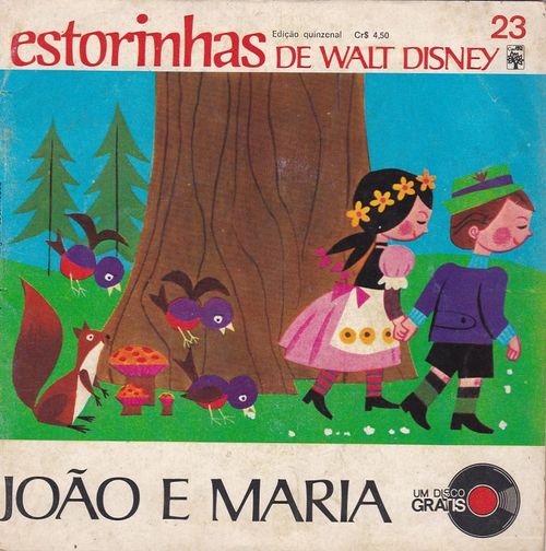 Histórias Disney com disco- João e Maria