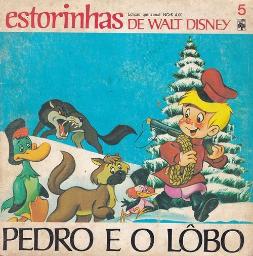 Histórias Disney com disco - Pedro e o Lobo