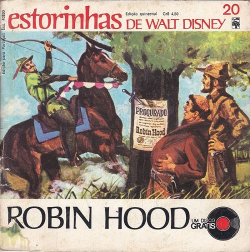 Histórias Disney com disco - Robin Hood