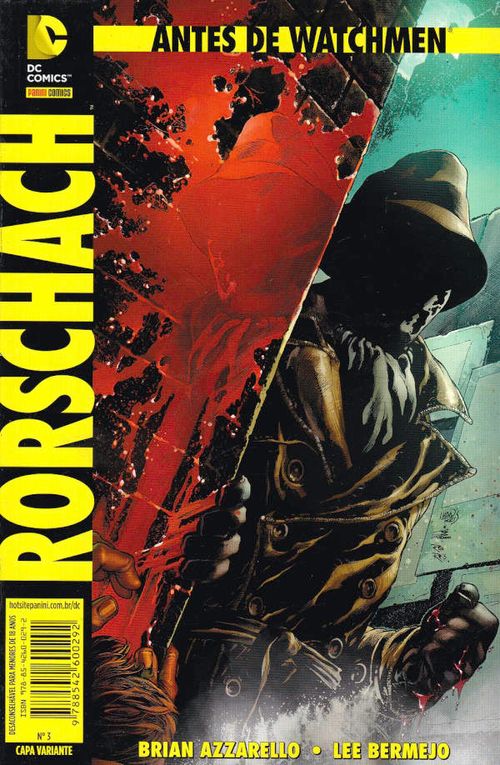 Antes de Watchmen # 3 - Rorschach (Capa Variante A)
