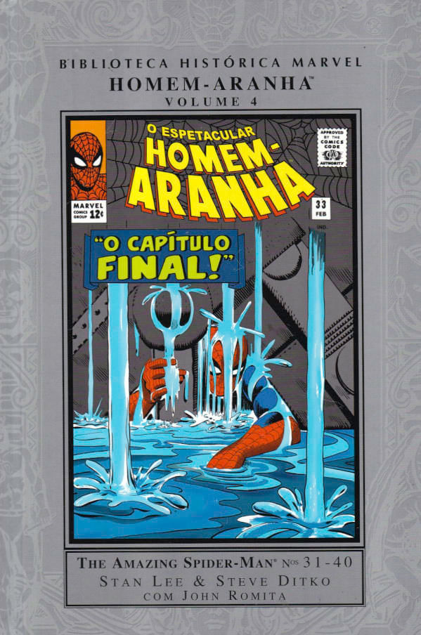 Rika-Comic-Shop--Biblioteca-Historica-Marvel---Homem-Aranha---Volume-4