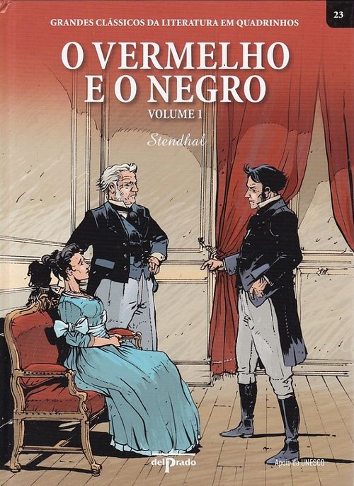 Grandes Clássicos da Literatura em Quadrinhos # 23 - O Vermelho e o Negro - Volume 1
