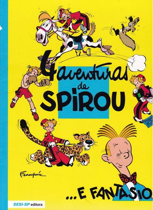 Aventuras de Spirou e Fantasio # 01 - 4 Aventuras de Spirou e Fantasio