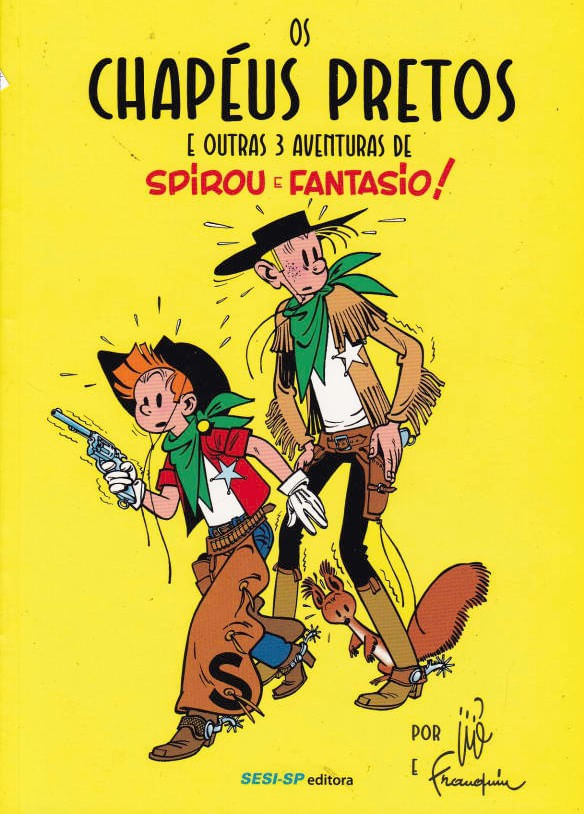 Rika-Comic-Shop--Aventuras-de-Spirou-e-Fantasio---03---Os-Chapeus-Pretos-e-Outras-3-Aventuras