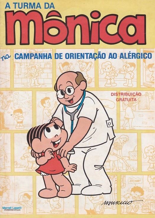Rika-Comic-Shop--Turma-da-Monica---Campanha-de-Orientacao-ao-Alergico