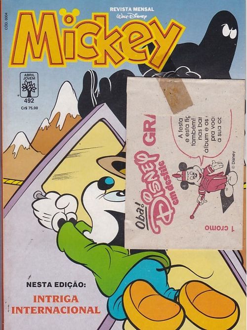 Mickey # 492 - COM O BRINDE ORIGINAL