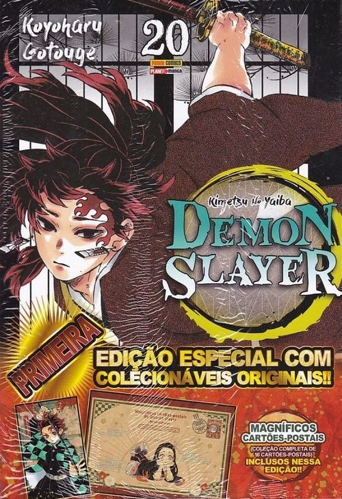 Demon Slayer - Kimetsu No Yaiba # 20 - Edição Especial com Colecionáveis Originais!!