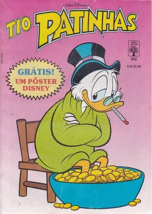 Tio Patinhas # 302 - COM O BRINDE ORIGINAL
