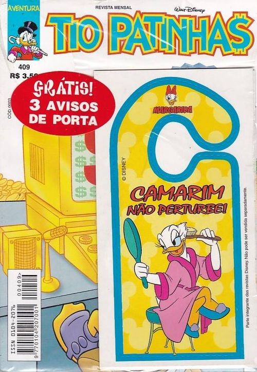 Tio Patinhas # 409 - COM O BRINDE ORIGINAL