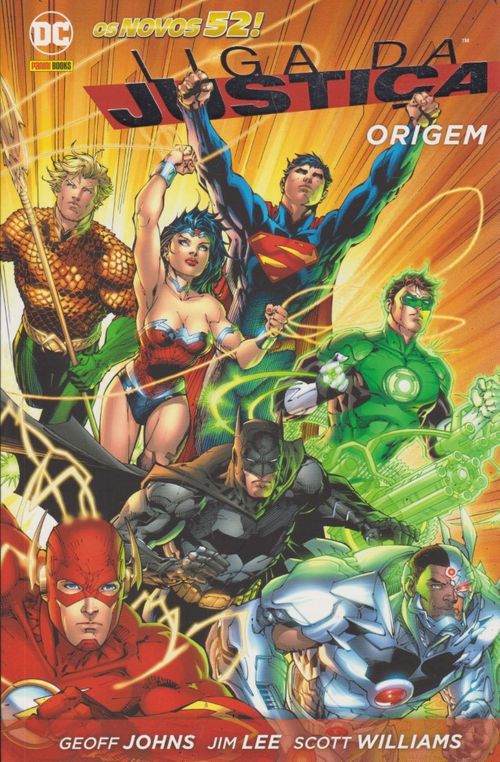 Liga da Justiça - Origem (Capa Cartonada)