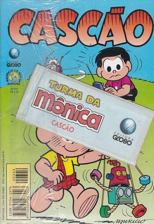 Cascão # 344 - COM O BRINDE ORIGINAL