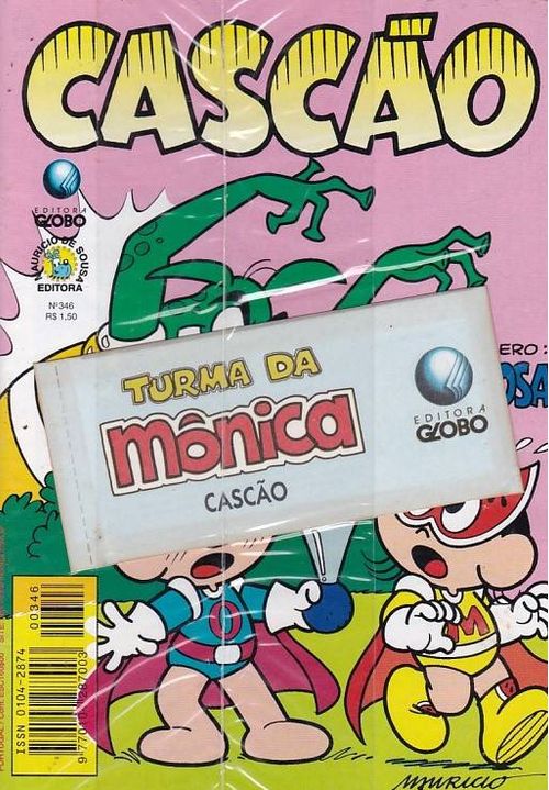 Cascão # 346 - COM O BRINDE ORIGINAL