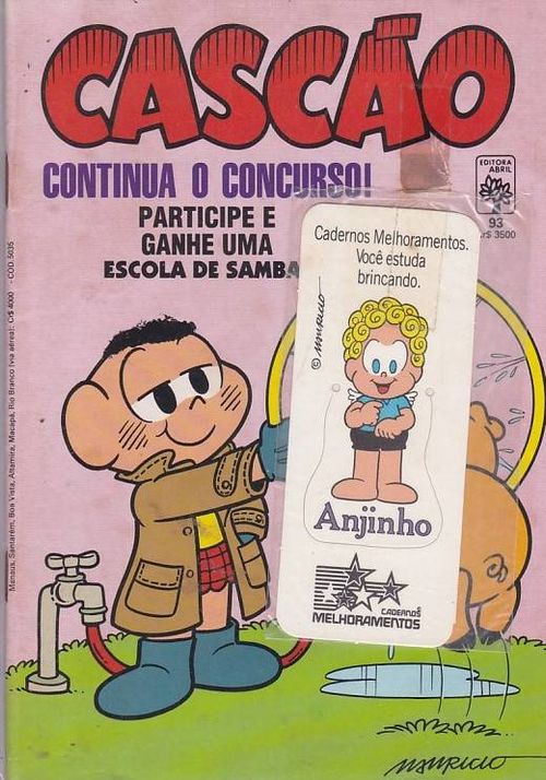 Cascão # 093 - COM O BRINDE ORIGINAL
