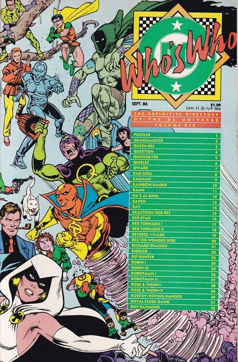 Who's Who The Definitive Directory of the DC Universe # 19