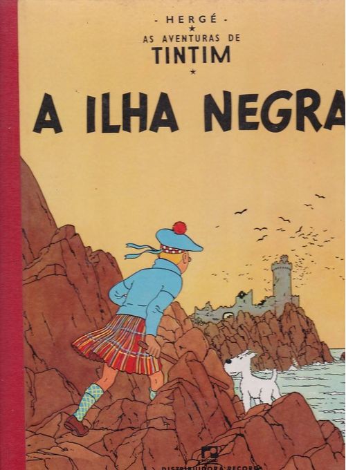 Aventuras de Tintim - A Ilha Negra (Capa Dura)