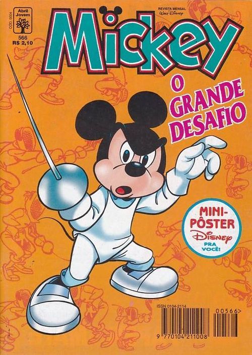 Mickey # 566 - COM O BRINDE ORIGINAL
