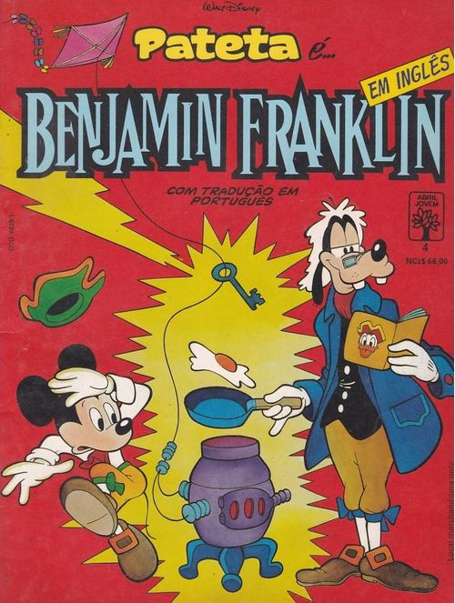 Pateta é .... Em Inglês # 4 - Benjamin Franklin - COM O BRINDE ORIGINAL