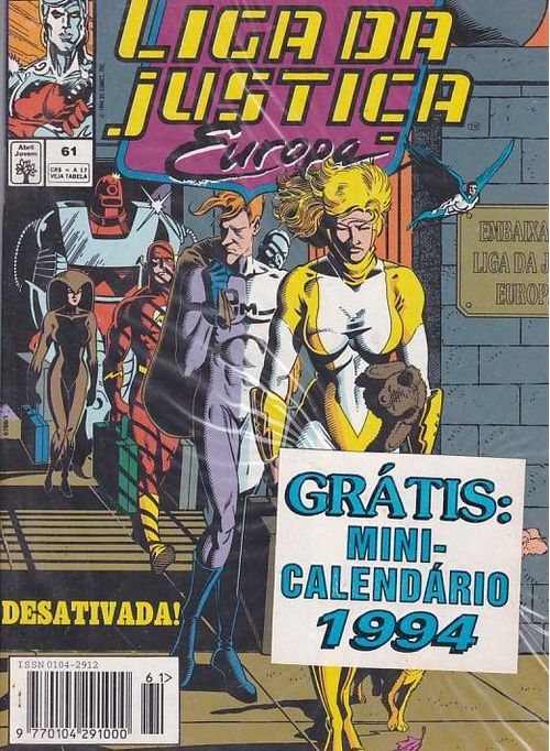 Liga da Justiça # 61 - COM O BRINDE ORIGINAL