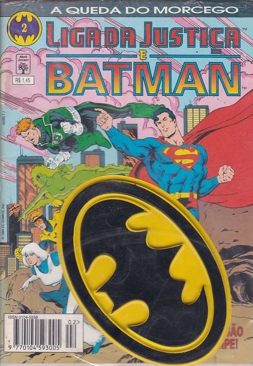 Liga da Justiça e Batman # 02 - COM O BRINDE ORIGINAL