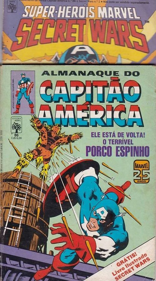 Capitão América # 086 - COM O BRINDE ORIGINAL