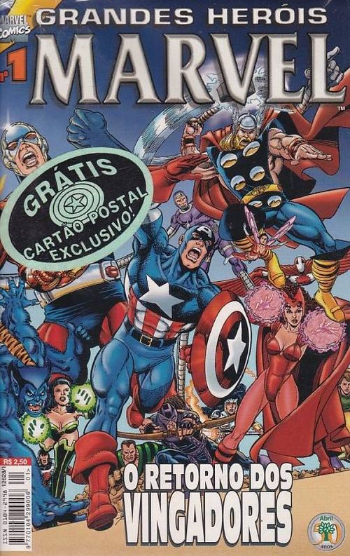 Grandes Heróis Marvel - 2ª Série # 01 - COM O BRINDE ORIGINAL