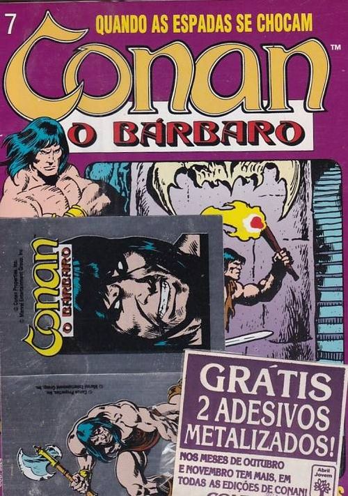Conan o Bárbaro # 07 - COM O BRINDE ORIGINAL