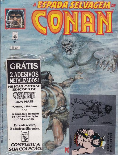 Espada Selvagem de Conan # 095 - COM O BRINDE ORIGINAL