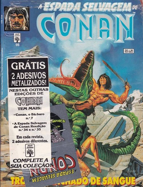 Espada Selvagem de Conan # 096 - COM O BRINDE ORIGINAL