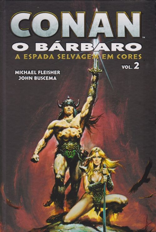 Conan - O Bárbaro - A Espada Selvagem em Cores - Volume 2 (Capa Dura)