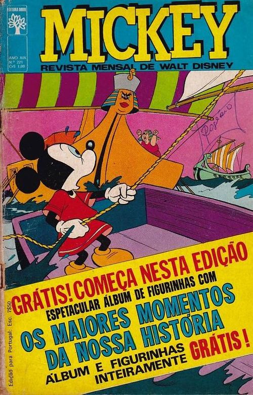 Mickey # 221 - COM O BRINDE ORIGINAL