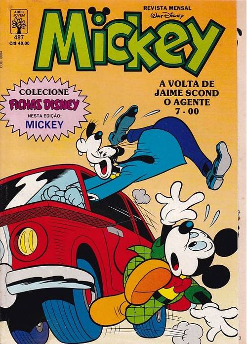 Mickey # 487 - COM O BRINDE ORIGINAL