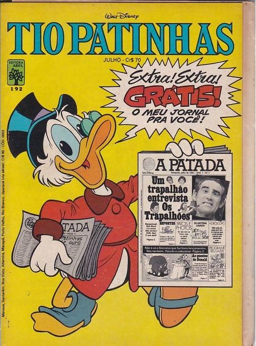 Tio Patinhas # 192 - COM O BRINDE ORIGINAL