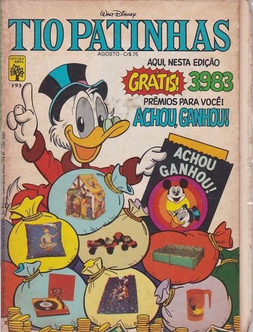 Tio Patinhas # 193 - COM O BRINDE ORIGINAL