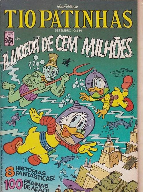 Tio Patinhas # 194 - COM O BRINDE ORIGINAL