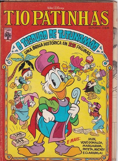 Tio Patinhas # 195 - COM O BRINDE ORIGINAL