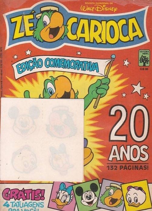 Zé Carioca - Edição 20 Anos - COM O BRINDE ORIGINAL