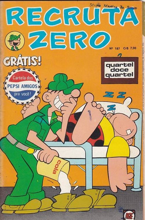 Recruta Zero # 187 - COM O BRINDE ORIGINAL
