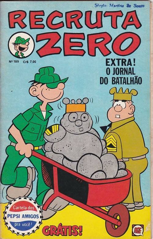 Recruta Zero # 189 - COM O BRINDE ORIGINAL