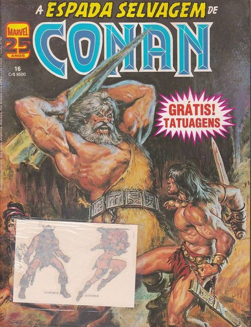 Espada Selvagem de Conan # 016 - COM O BRINDE ORIGINAL