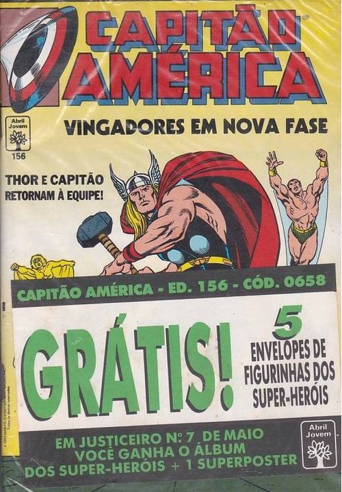 Capitão América # 156 - COM O BRINDE ORIGINAL