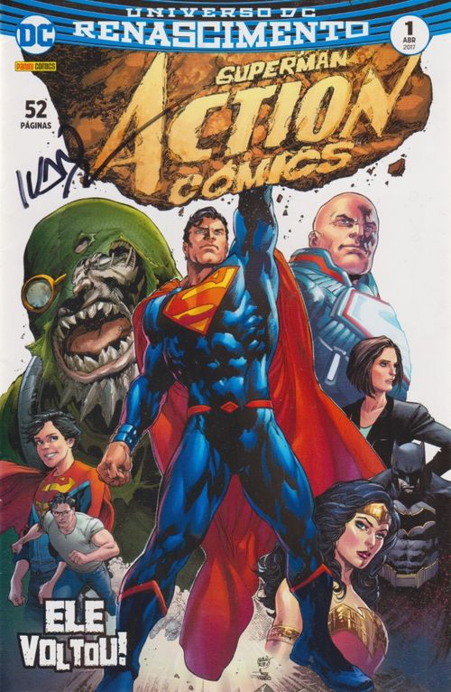 Action Comics # 01 - AUTOGRAFADO por Ivan Reis