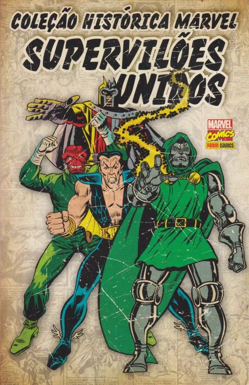 Coleção Histórica Marvel - Supervilões Unidos - Volumes 1 ao 4 (BOX ORIGINAL)