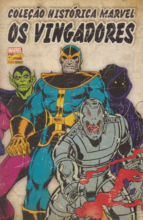 Coleção Histórica Marvel - Os Vingadores - Volumes 1 ao 4 (BOX ORIGINAL)
