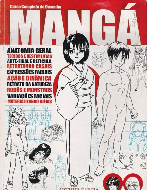 Curso Completo de Desenho - Mangá por Athur Garcia (Encadernado)