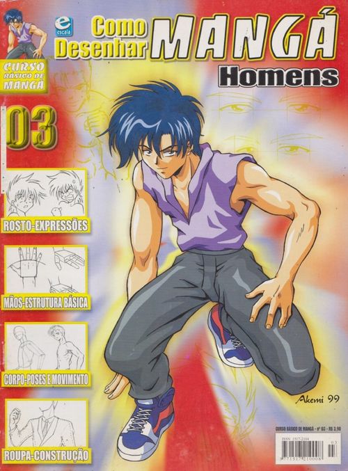 Como Desenhar Mangá # 03 - Homens