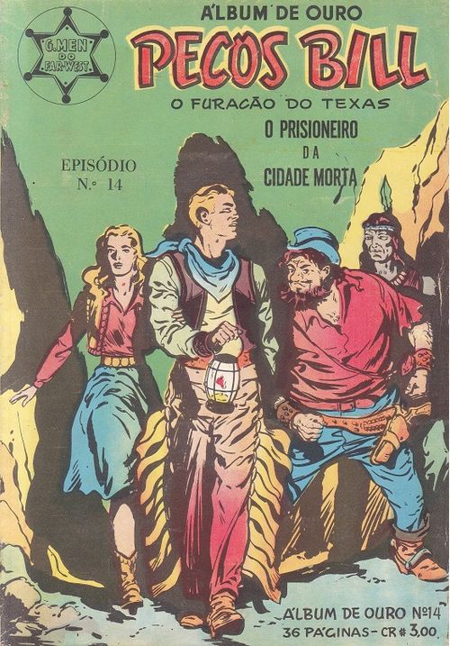Album de Ouro - Pecos Bill - O Furacão do Texas # 14
