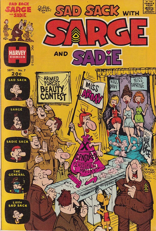 Sad Sack With Sarge and Sadie # 7