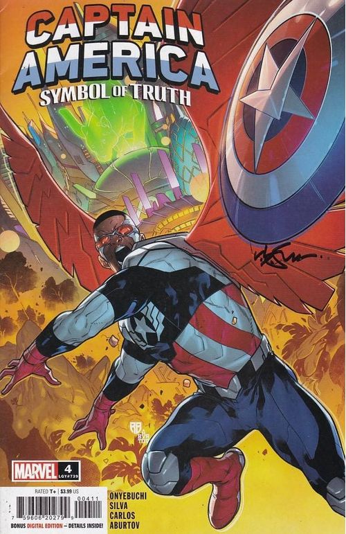 Captain America - Symbol of Truth # 4 - AUTOGRAFADO
